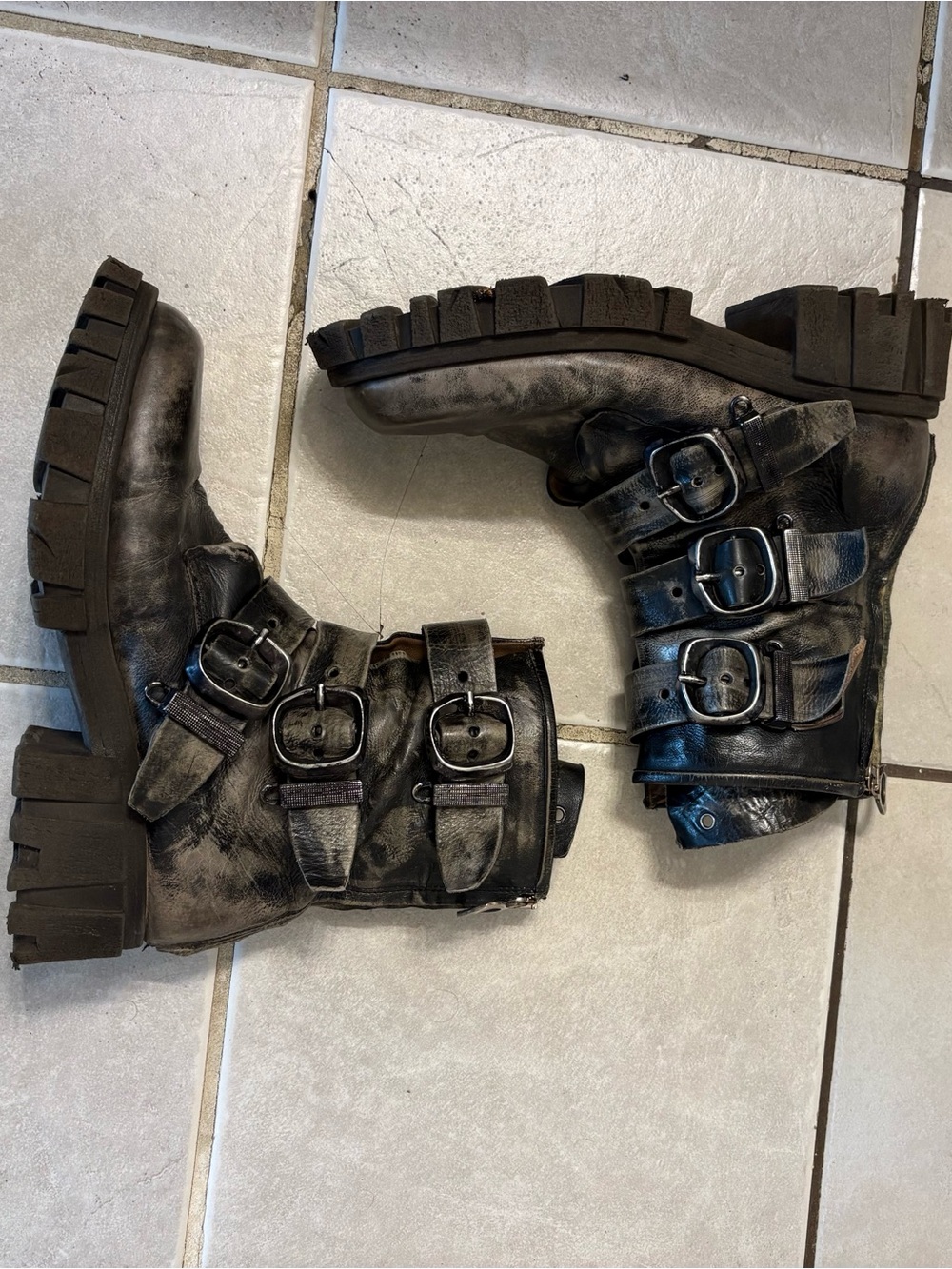 A.S. 98 Hamish Buckle Boots Goth 42